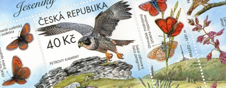 Nový aršík známek České pošty „Jeseníky – klenot severní Moravy“